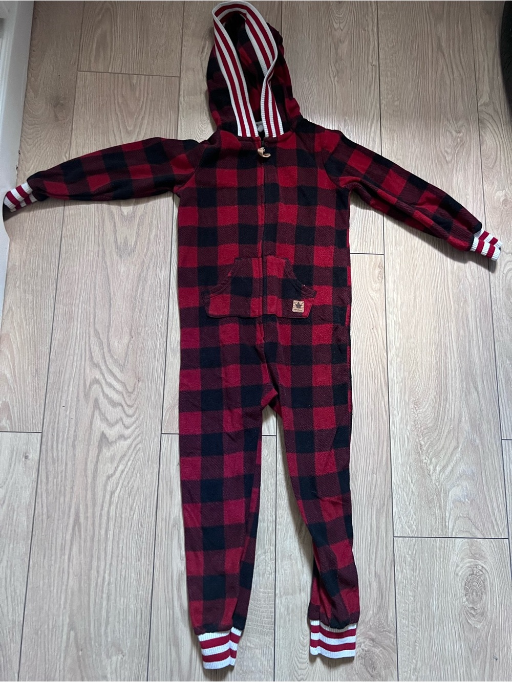 Kids fleece jumpsuit